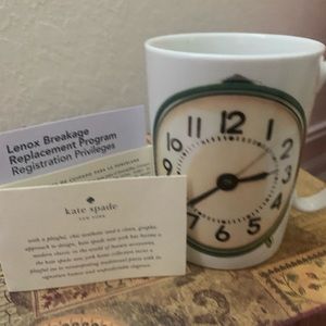 Kate Spade Snap Happy Mug - Tick Tock NWT